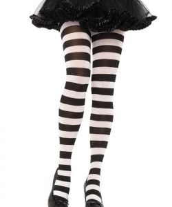 Wide-Stripe-Opaque-Tights