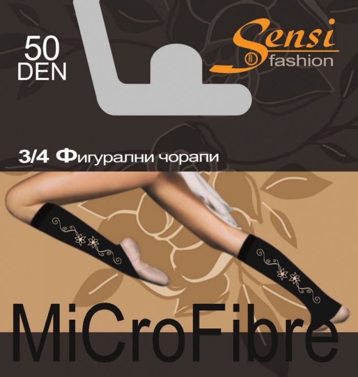 Sensi 3-4 Patterned Socks From Microfibre 50 Den  Hosiery Packs 2017 | Pantyhose Library