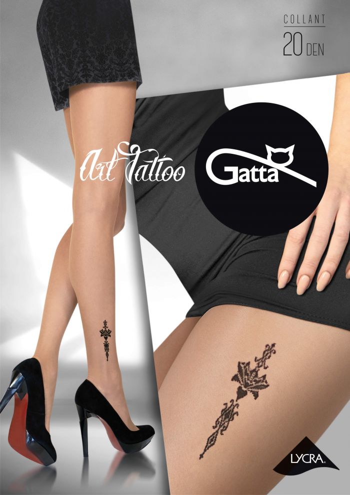 Gatta Art Tattoo Wz. 02 Salon  Collection 2018.19 | Pantyhose Library