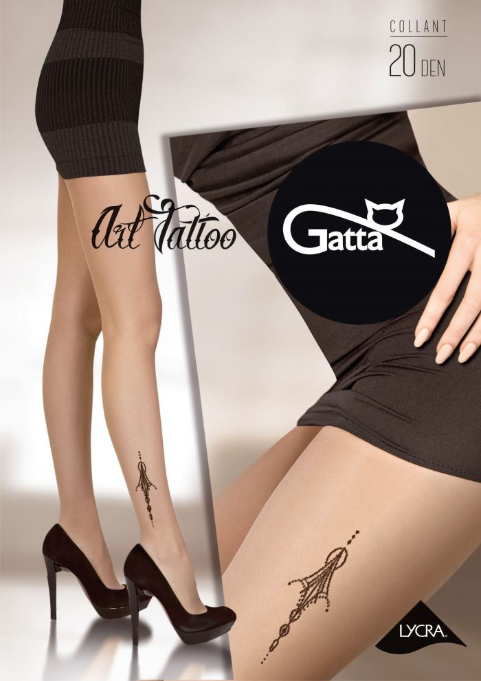 Gatta Art Tattoo Wz. 03 Salon  Collection 2018.19 | Pantyhose Library