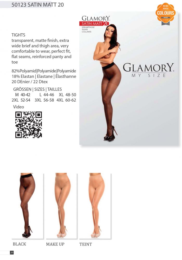 Glamory Glamory-plus-size-hosiery-2018.19-20  Plus Size Hosiery 2018.19 | Pantyhose Library