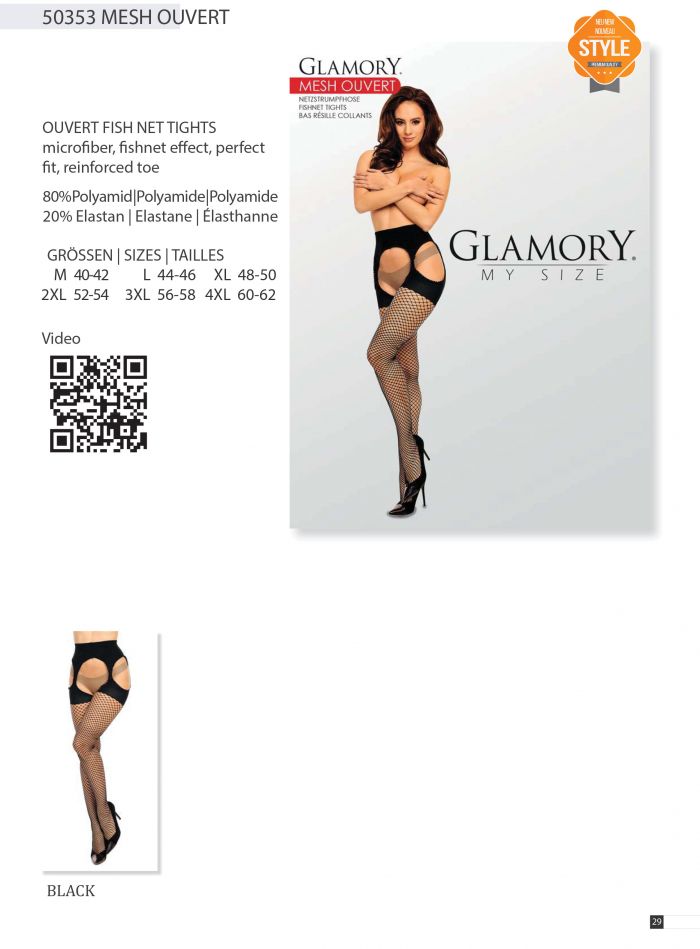 Glamory Glamory-plus-size-hosiery-2018.19-29  Plus Size Hosiery 2018.19 | Pantyhose Library