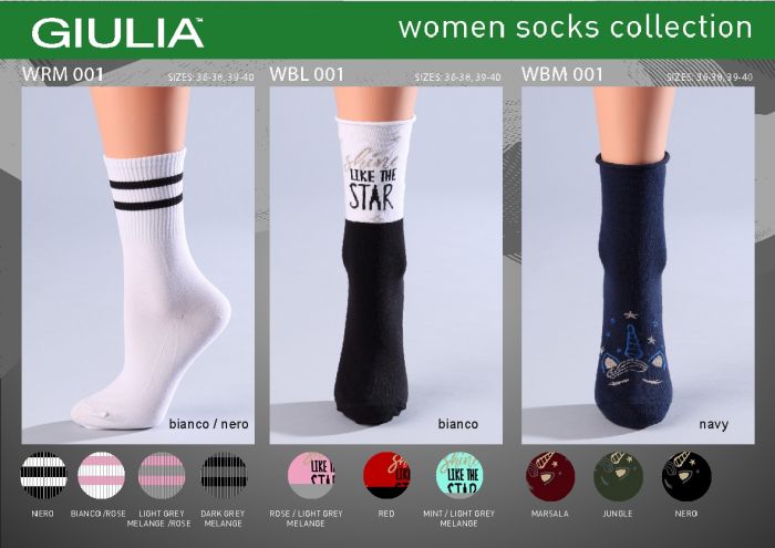 Giulia Giulia-woman-socks-ss-2019-20  Woman Socks SS 2019 | Pantyhose Library
