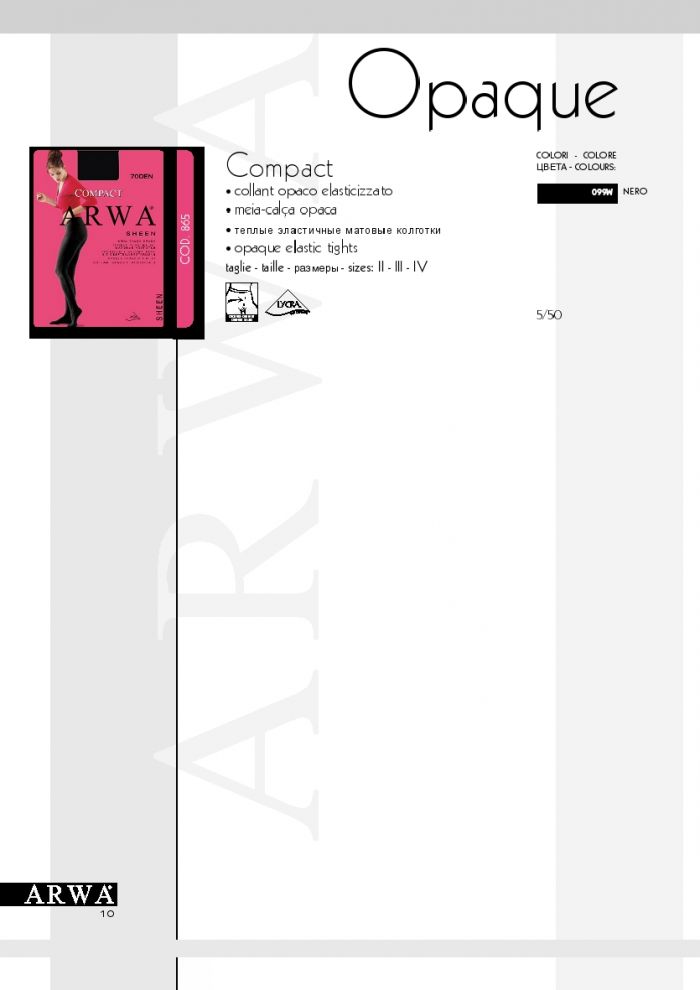 Arwa 7bb7a21456e711e9a2d868a3c4493d5d0012  Hosiery Catalog | Pantyhose Library