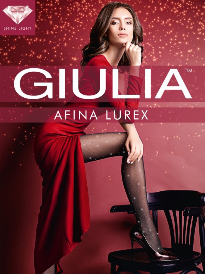 Giulia Afina Lurex 40 Model 1  Lurex Collection 2020 | Pantyhose Library