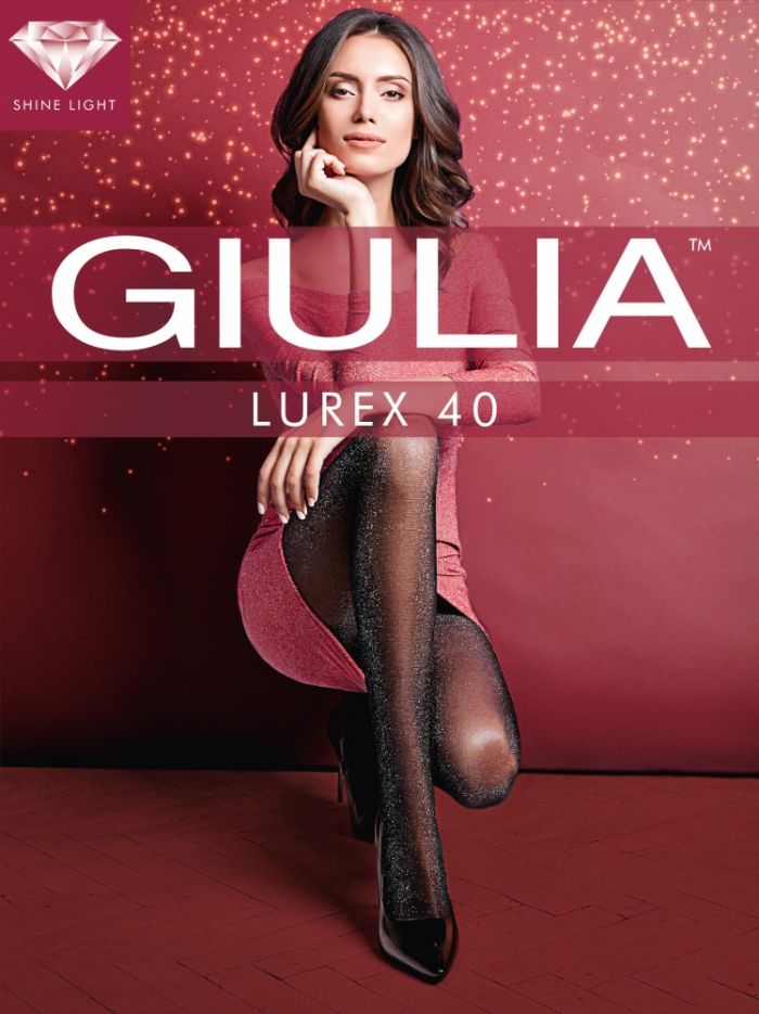 Giulia Lurex 40 Model 1  Lurex Collection 2020 | Pantyhose Library