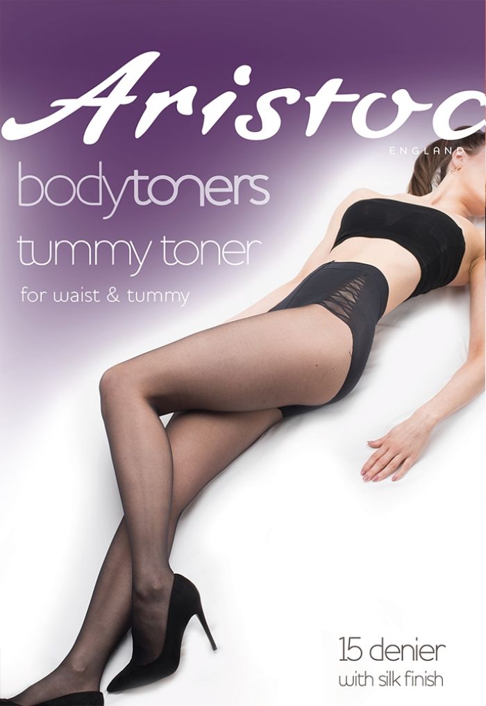 Aristoc Aristoc Waist And Tummy Toner Tights Black  Bodytoners Collections2021 | Pantyhose Library