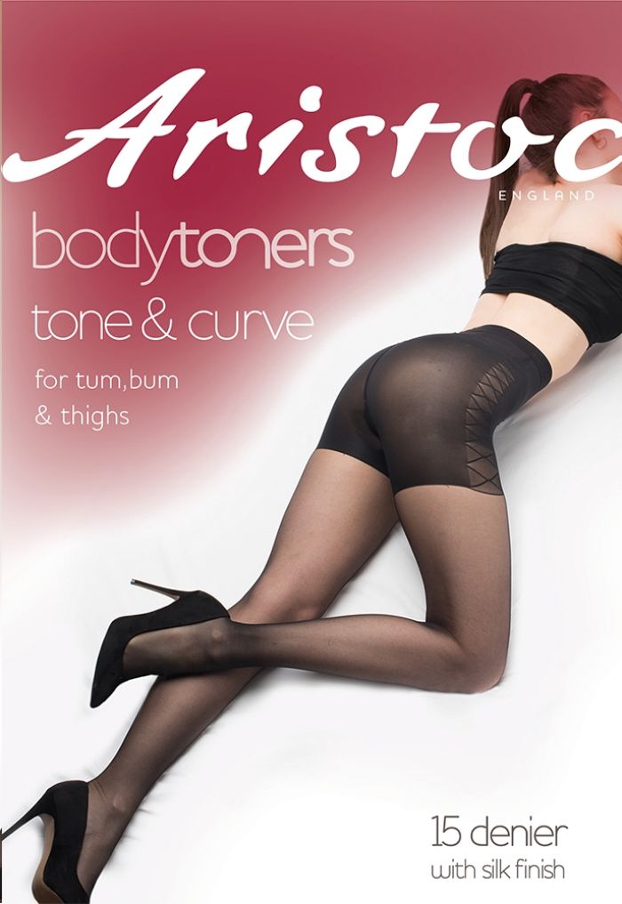 Aristoc Aristoc Tum, Bum And Thigh Toner Tights Black  Bodytoners Collections2021 | Pantyhose Library