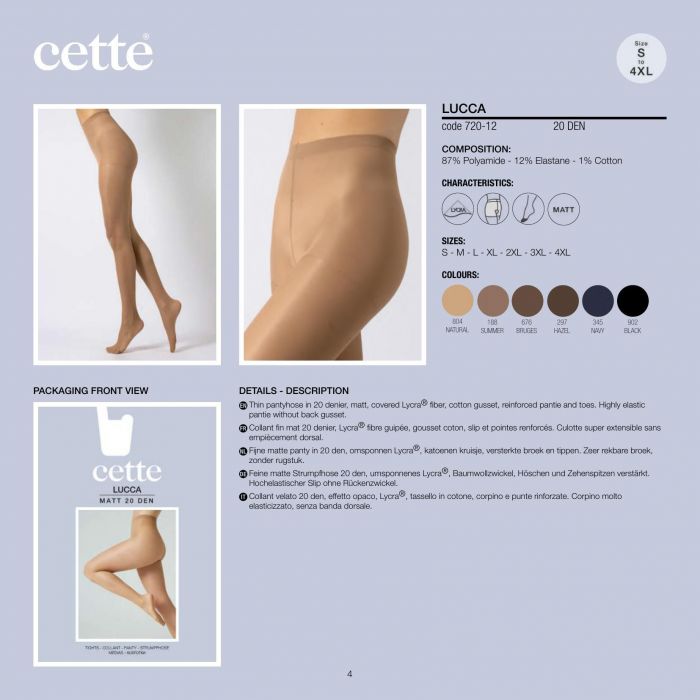 Cette Cette-catalogo Cette 2022 2023-4  Catalogo Cette 2022 2023 | Pantyhose Library