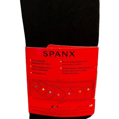Spanx Original Bodyshaping Tight End Tights Size B Black BRAND NEW w/Tags BNWT