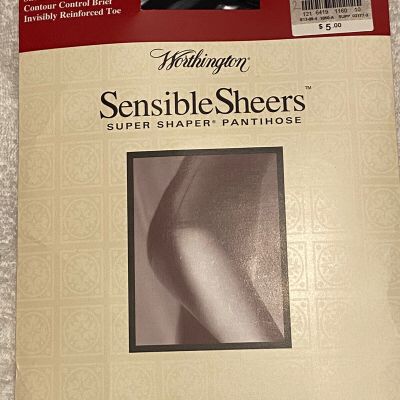 Panty Hose control top Navy  Queen Tall Sensible Sheers JC Penny