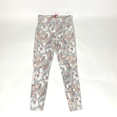Spanx Jean-ish Abstract Floral Leggings Sz M