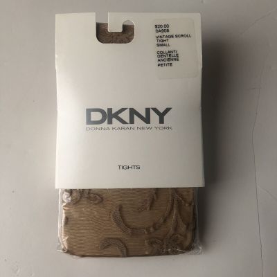 DKNY Vintage Scroll Tights Small 0A908