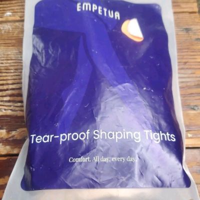 NIP Emptua Tear-Proof Shaping Shaper Tights Black Size Small Shapermint Nude