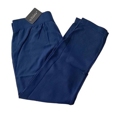 Yelete Seamless Navy Blue Yoga Pants Leggings Capri Pant Women's Plus Size