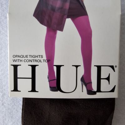 Hue Tights Womens Espresso with Control Top Size 1