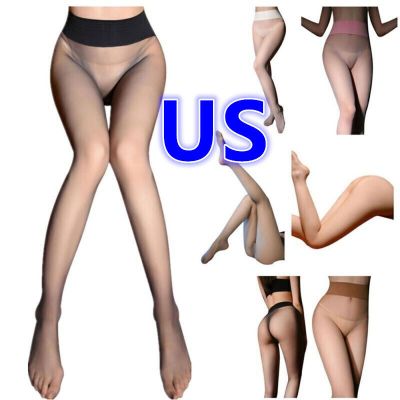 US Women Sheer Pantyhose Seamless Sheer Tights Net Nylon Hosiery Stockings Sexy