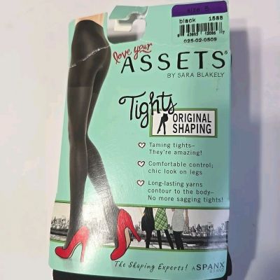 Spanx Assets Tights By Sara Blakely Original Shaping Black Size 5