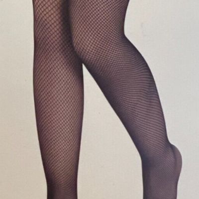 (Qty 2)  Black Tight Fishnet Pantyhose Stockings - One Size
