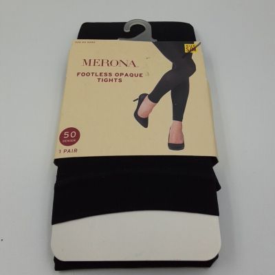 Merona Opaque Nylon Tights Women's Black S / M