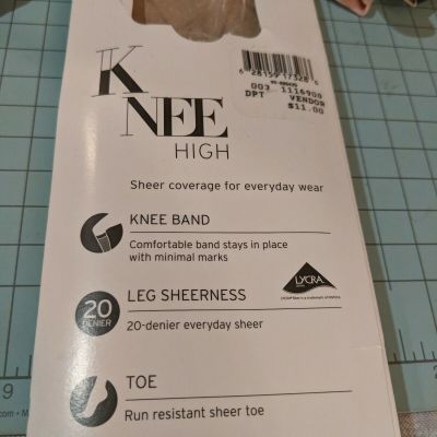 Nordstrom/Hue Anklets LOT 10x Shoe Size 6-10.5/Tights FOOTLESS OPAQUE SMALL