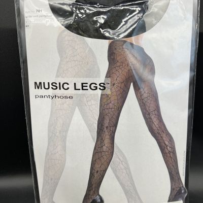 Sheer Spider Web Pantyhose Music Legs 701 Gothic Sexy Halloween