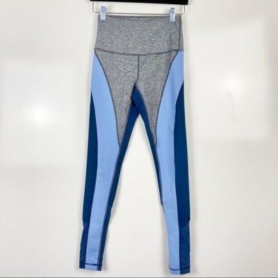 Zella Get in Line High Waist Color Block Work Out Leggings Size XS