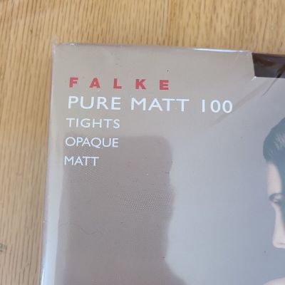 Falke Pure Matt 100 Tights Opaque Matt 40110 Color Barolo Size M