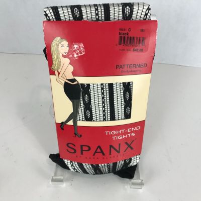 Spanx black Tight End lace tights Size C
