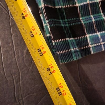 Torrid Crop Signature Waist Pocket Premium Leggings Green Plaid Size 3X