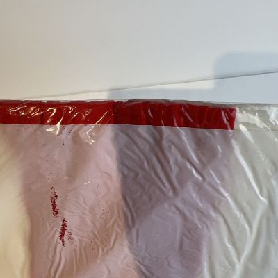 Lis-Mar Ultra Sheer Nylon Pantyhose Red One Size USA NEW Fairy Kei