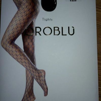 NEW Oroblu Fishnet Knot Tights Pantyhose Size L/XL Choose Color