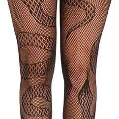 SAFSOU Fishnet tights,Fishnet Stockings Patterned Tights Thigh-High Black Socks