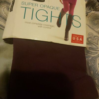 no nonsense super opaque tights NWT Shiraz Size S