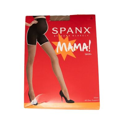 Spanx Mama Mid-Thigh Shaping Sheers Tights Nude Size D 5972
