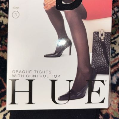 Opaque Tights With Control Top Size 3