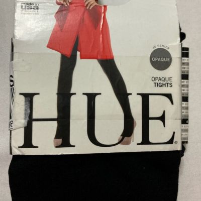 HUE Women's Lurex Rib 1 Pack Tights Black 3