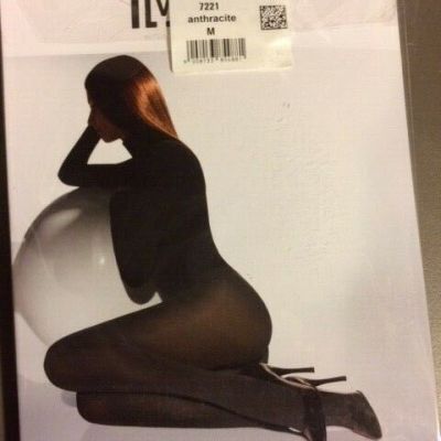 New WOLFORD MAT OPAQUE 80 TIGHTS Medium ANTHRACITE