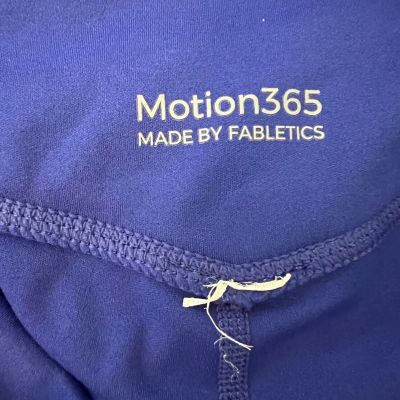 Motion 365 by Fabletics Womens Leggings Size Small Pockets Blue Athletic Workout