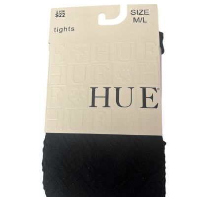 Hue brand tights sz M/L black NIP