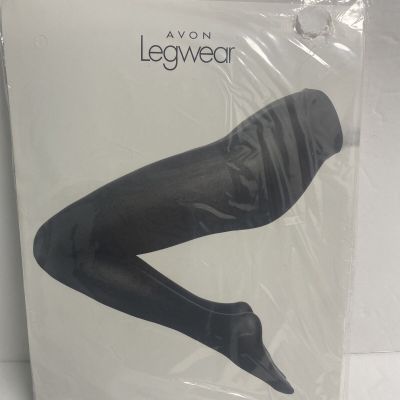 Avon Legwear Size D Matte Microfiber Control Top Tights Dark Navy New
