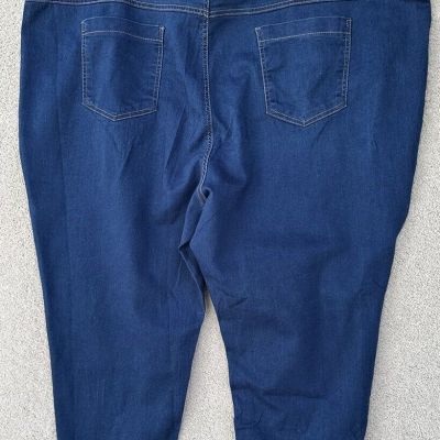 Terra & Sky Jeans Jeggings Women's 5X Plus Size 5X 32W-34W Stretch Pull On NWT