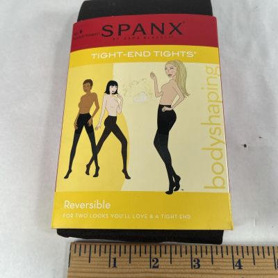 Spanx Black Charcoal Tight End Tights 2 Color Reversible B Small - Free Shipping