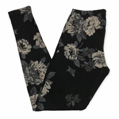 Old Navy Floral Leggings, Cotton Dark Floral Romantic Fashion Women’s Size XS