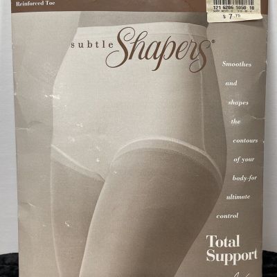 Total Support Subtle Shapers Total Support  CoffeeBean Brown 10 Long JC Penny