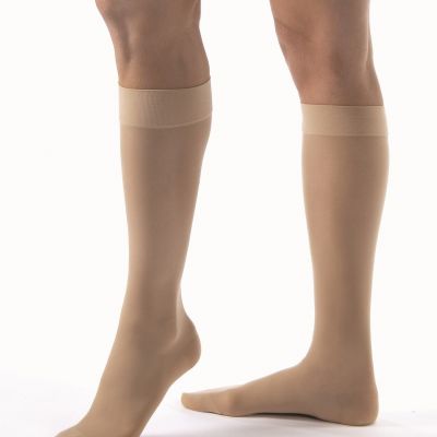 Jobst UltraSheer Womens Compression Knee Supports 30-40 mmhg Stockings Closed