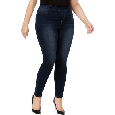 MSRP $50 Style & Co. Plus Size Jeggings Blue Size 14W