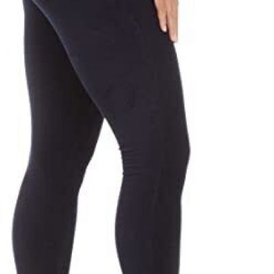 HUE Womens Stretch Fit Corduroy Pocket Fashion Leggings Navy Blue X-Small