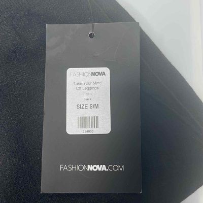 Fashion Nova - Take your mind off leggings S/M