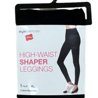 Hanes Style Essentials High Waist Shaper Leggings, 1 Pair Extra Large